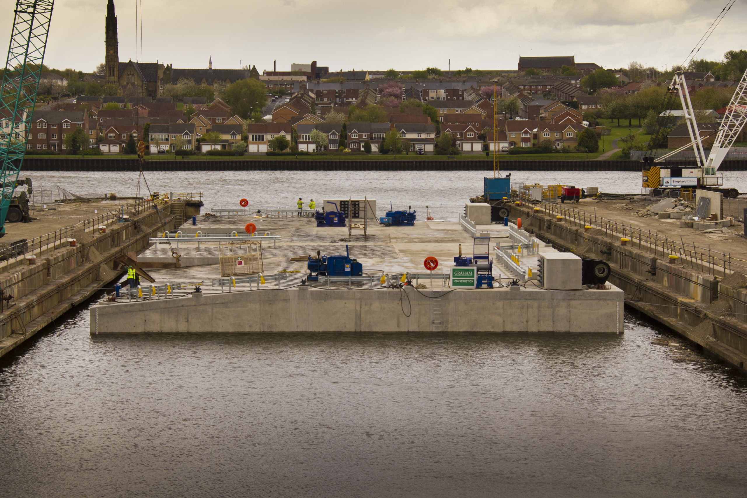 GRAHAMS CONSTRUCTION GRIMSBY RIVER TERMINAL CONSTRUCTION Shepherd